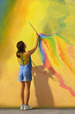 Výtvarný kurz pro děti v Těptíně u Prahy