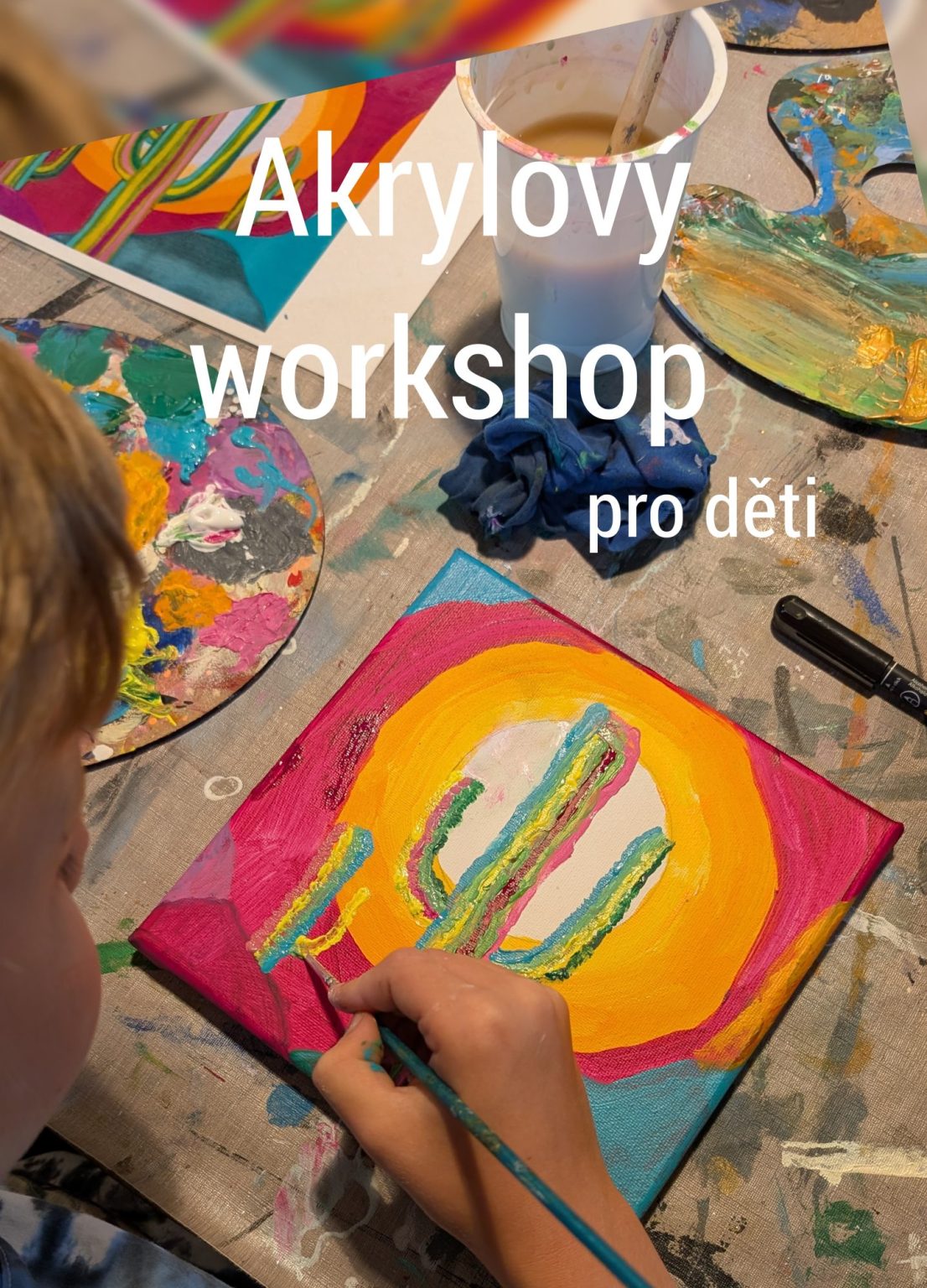 Akrylový workshop pro děti v listopadu
