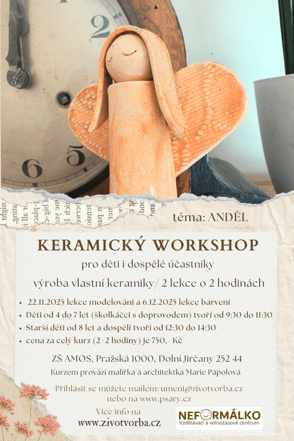 Keramický workshop v listopadu a prosinci - Obrázek 2