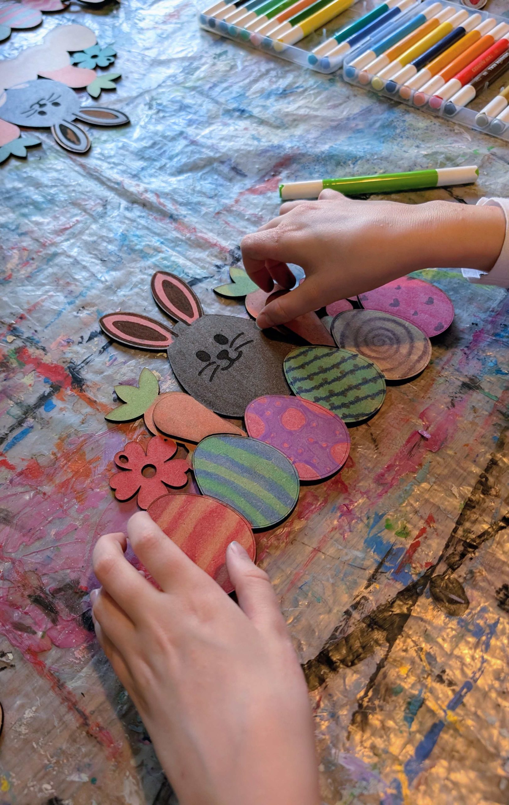 Kreativní 3D velikonoční skládačka